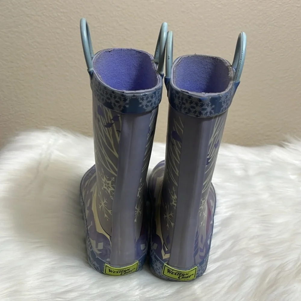 Western Chief Frozen Disney Kids Purple Rain Boots